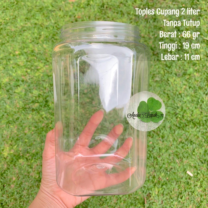 Jual Toples 2 Liter Jar 2 Liter Toples Murah Toples Cupang 2 Liter