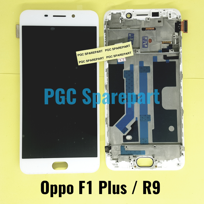 Jual LCD Touchscreen Fullset Frame Original OEM Oppo F1 Plus R9