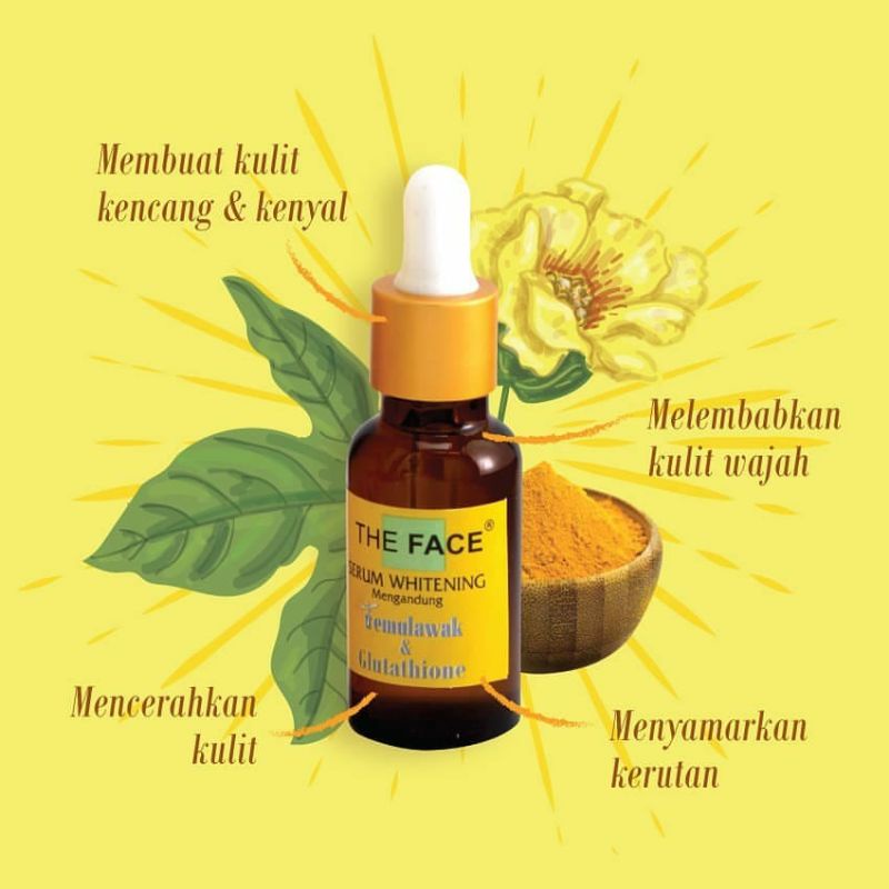 Jual The Face Serum Temulawak Original Ml Shopee Indonesia