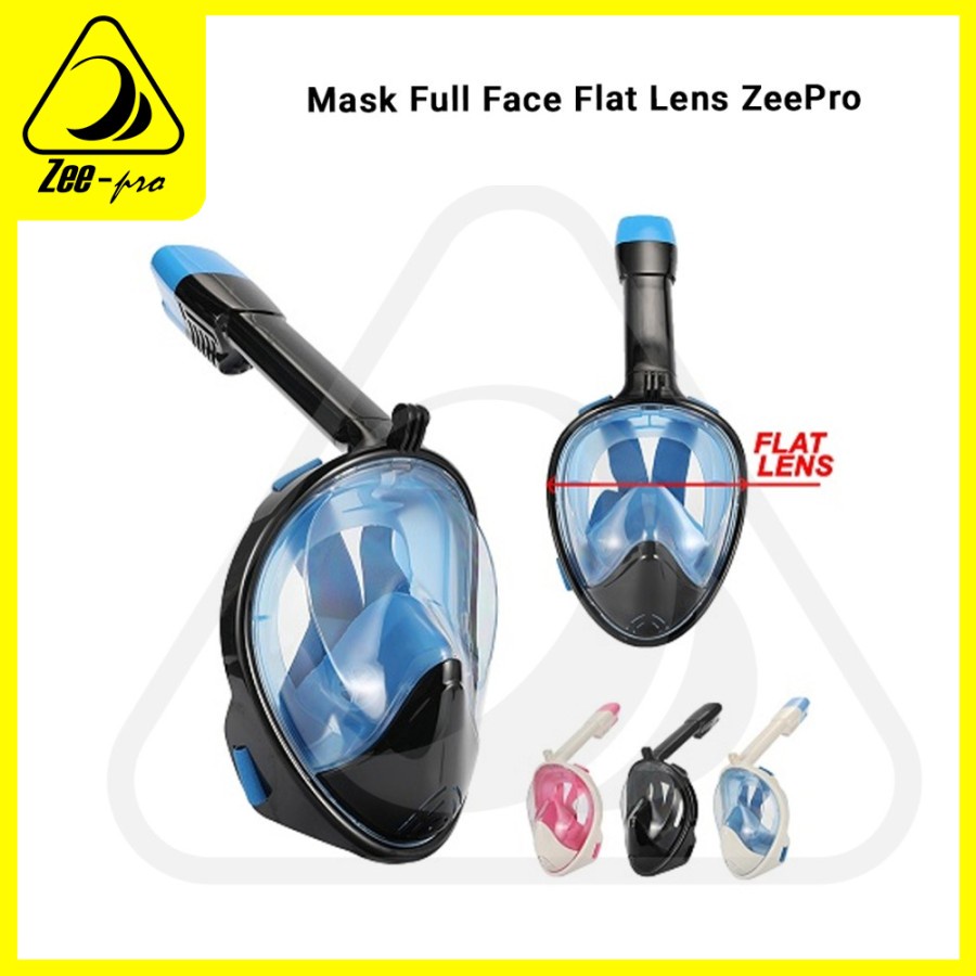 Jual Snorkeling Masker Full Face Swimming Selam Diving Easy Breath Mask