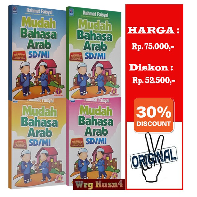 Jual Buku Mudah Bahasa Arab SD MI Kelas 3 6 1 Set 4 Jilid Shopee