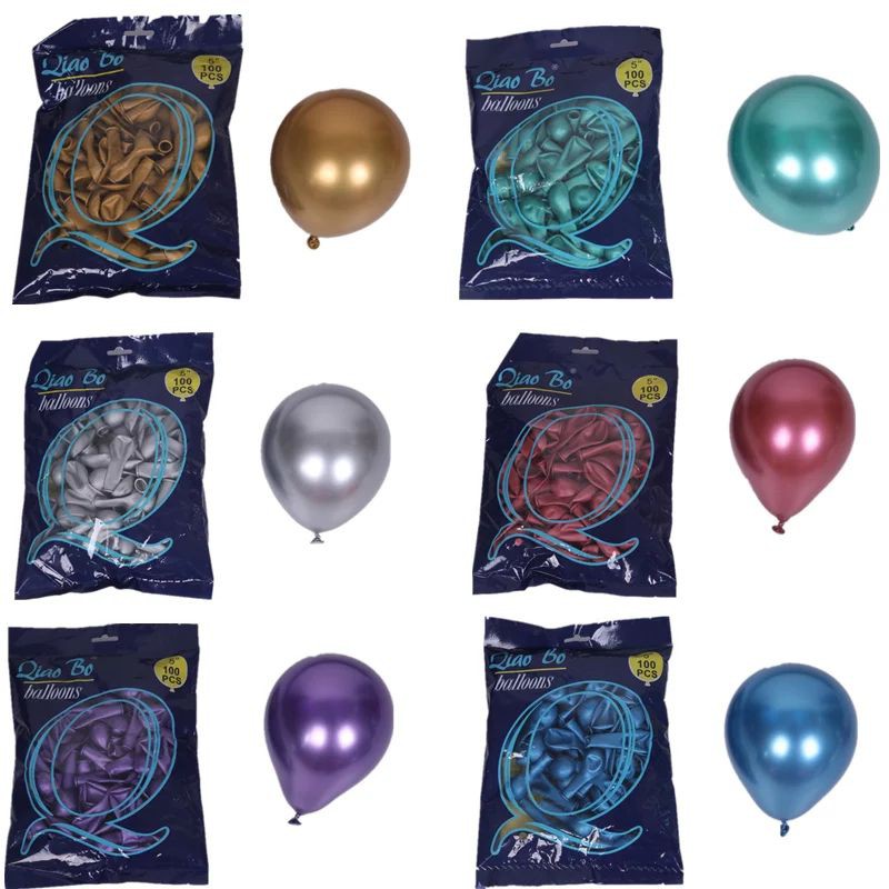 Jual Balon Latex Metalik Chrome 5 Inch Satuan Shopee Indonesia