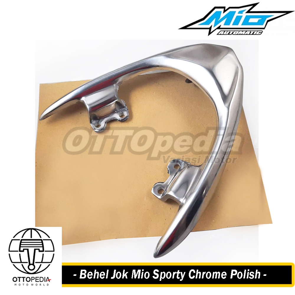 Jual Behel Jok Belakang Mio Sporty Mio Smile Begel Planger Chrome