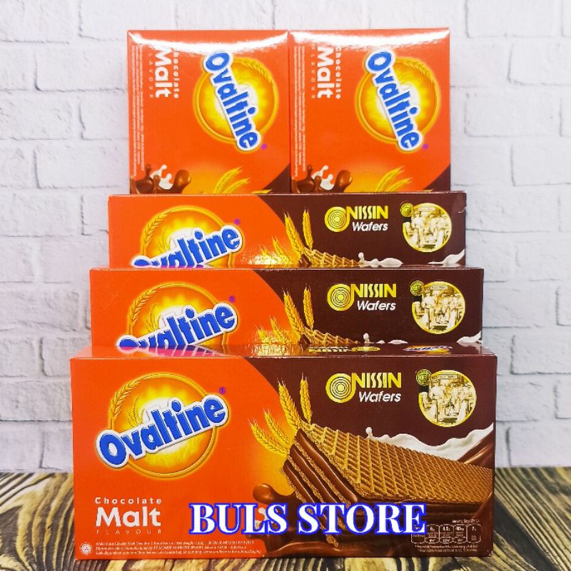 Jual Nissin Wafer Ovaltine Chocolate Malt Gr Shopee Indonesia