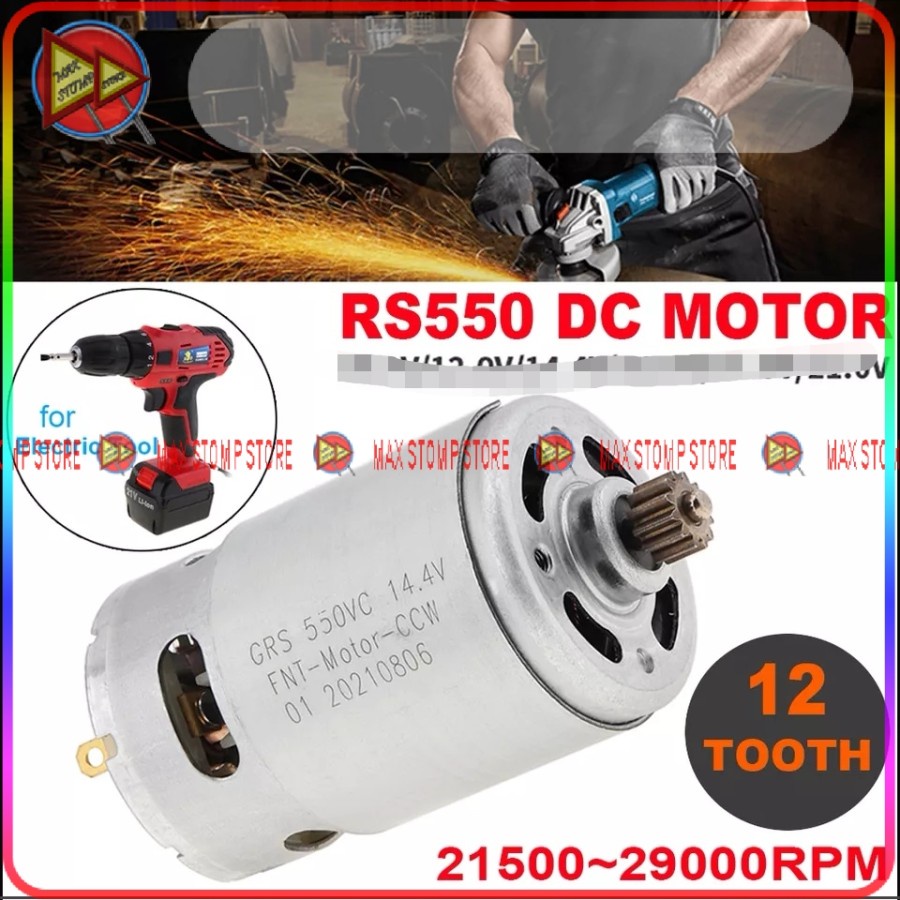 Jual Motor Dinamo Bor Cas 16 5V High Speed Gigi 12 Ryu NRT Power Tools