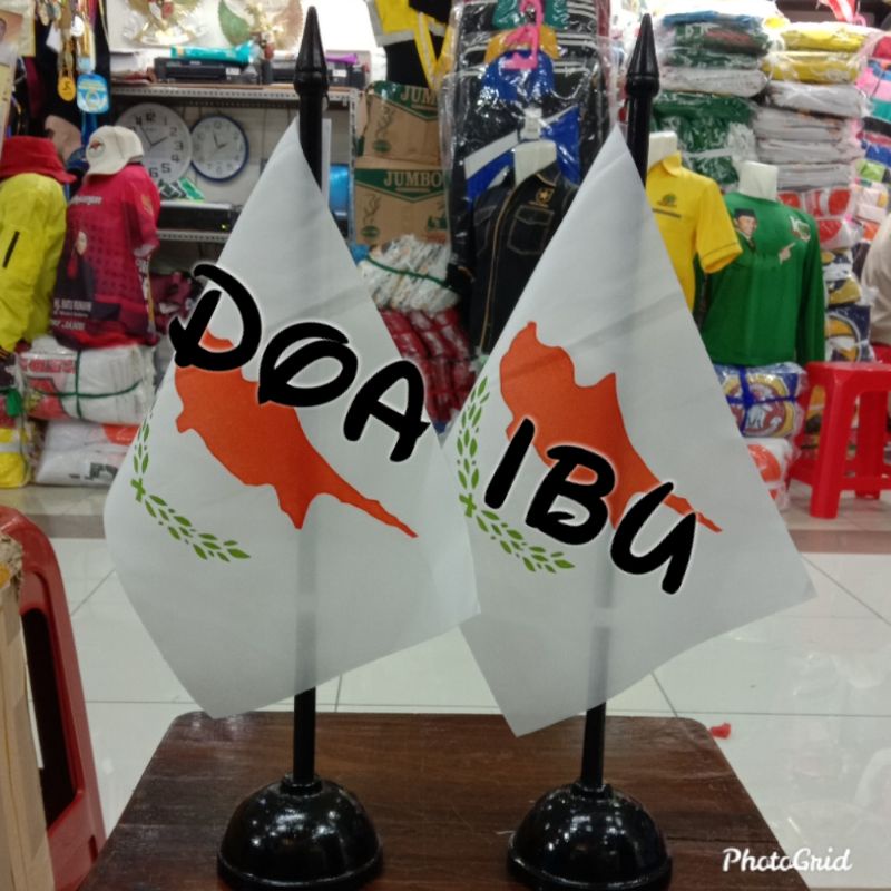 Jual Best Seller Tiang Kayu Meja Bendera Cyprus Ready Stock Shopee