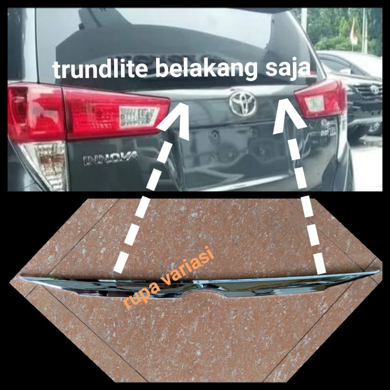 Jual Lis List Kaca Pintu Bagasi Belakang Trundlite Inova Innova Reborn