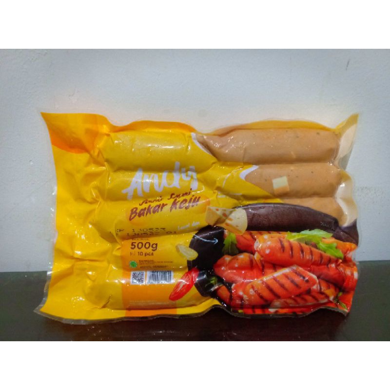 Jual ANDY Sosis Sapi Bakar Rasa Keju Isi 10 Frozen Food Shopee