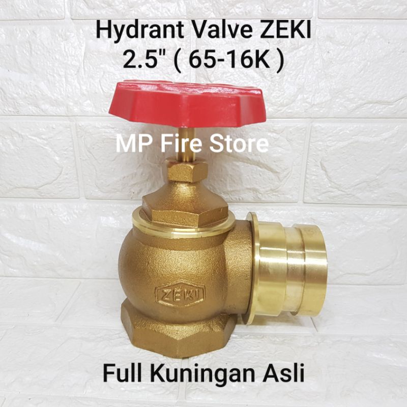 Jual KRAN HIDRAN HYDRANT VALVE PEMADAM ZEKI 2 5 16K FULL KUNINGAN