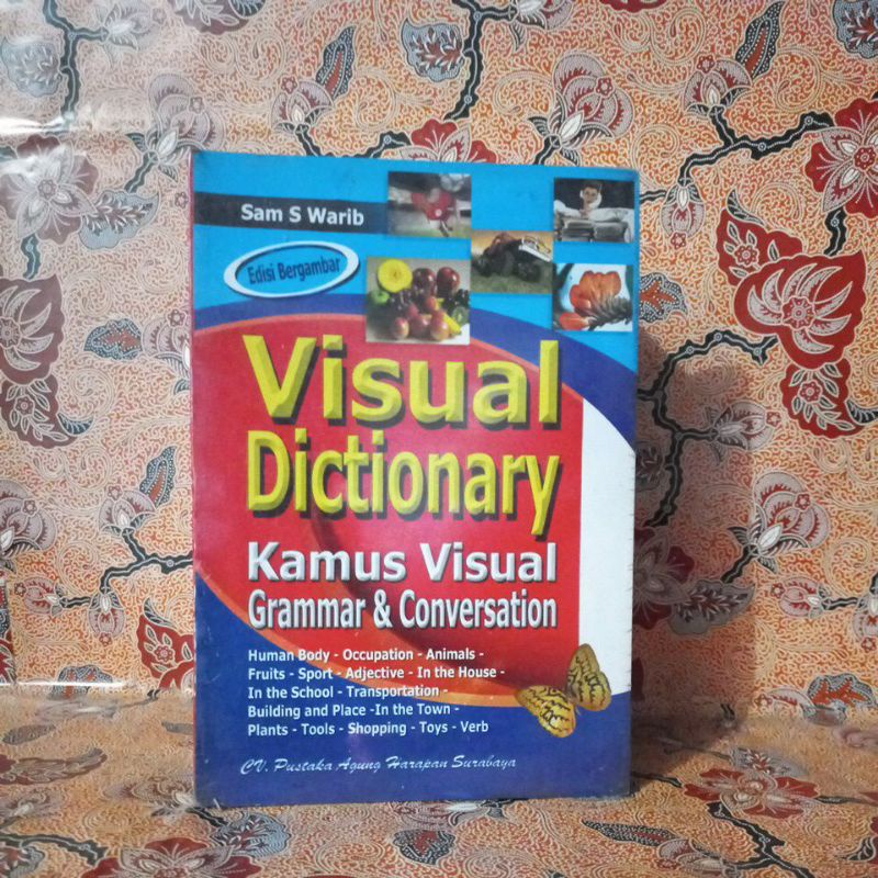 Jual Buku Bahasa Visual Dictionary Kamus Visual Grammar