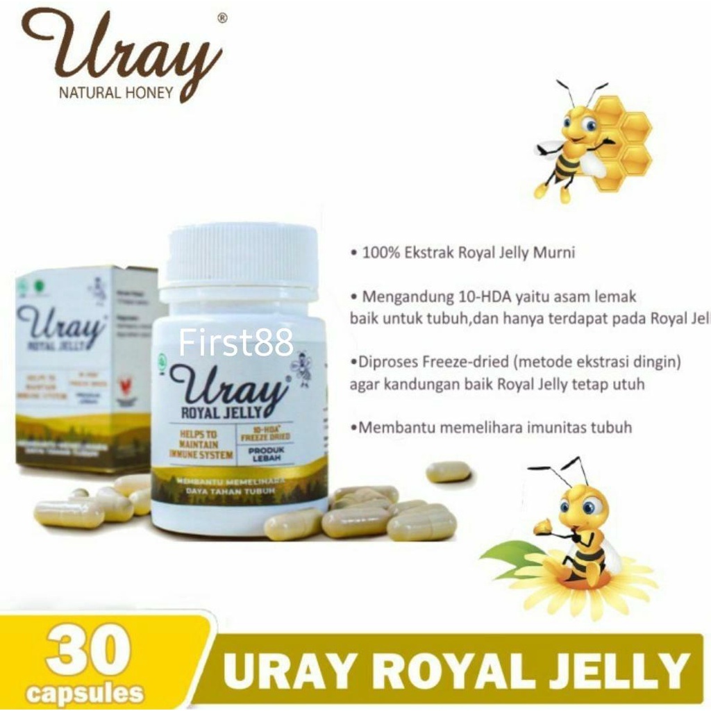 Jual Madu Uray Royal Jelly Ekstrak Royal Jelly Murni Kapsul