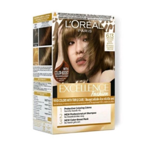 Jual L Oreal Paris Excellence Fashion Hair Color 6 13 Golden Nude