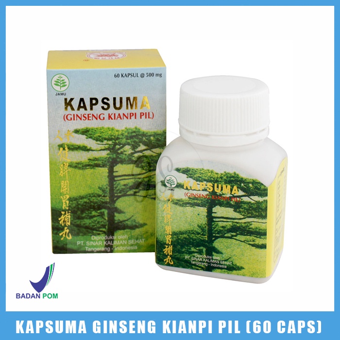 Jual Kapsuma Ginseng Kianpi Pil Penggemuk Badan Penambah Nafsu