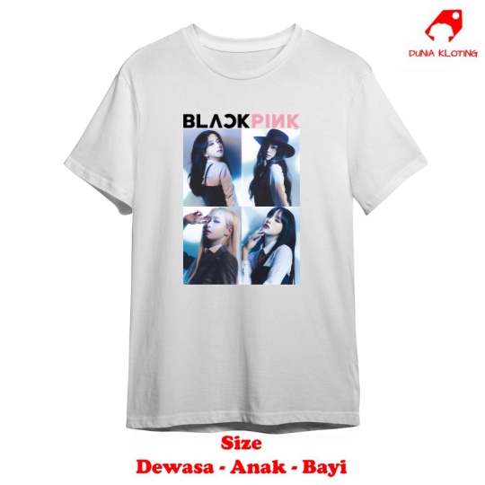 Jual T Shirt Blackpink Members Kaos Member Blackpink Baju Kpop