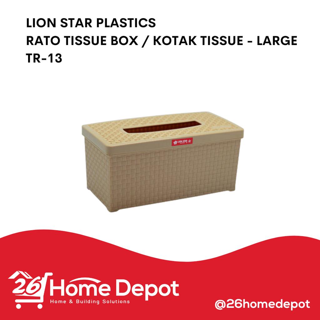 Jual KOTAK TISSUE ROTAN LION STAR RATO TISSUE DISPENSER LARGE TR 13