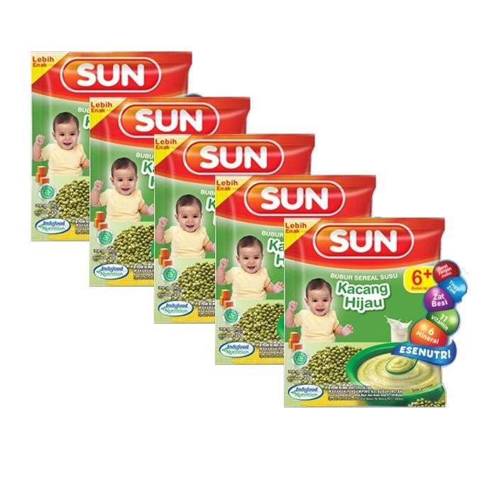 Jual Sun Bubur Sereal Susu Kacang Hijau Sachet Gr X Pcs Shopee