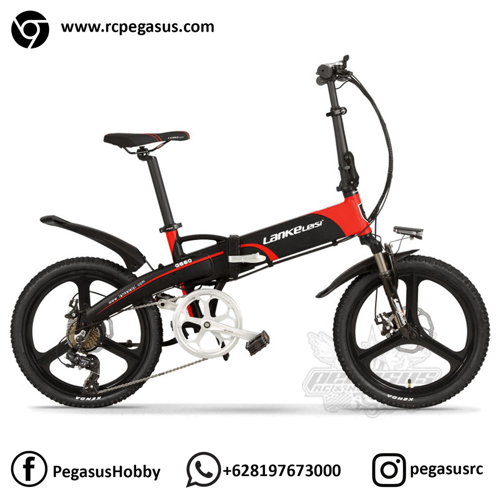 Jual Lankeleisi G Sepeda Elektrik Lipat Elite Version V Ah