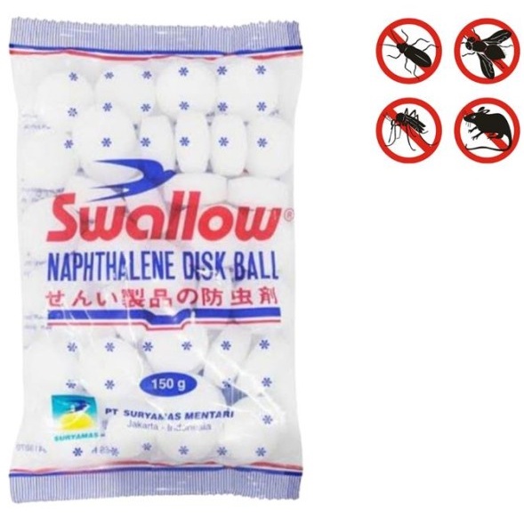 Jual Kamper Putih Kapur Barus Swallow Naphthalene Gram Shopee