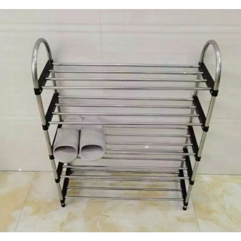 Jual Rak Sepatu 5 Susun Stainless JH105 Shopee Indonesia