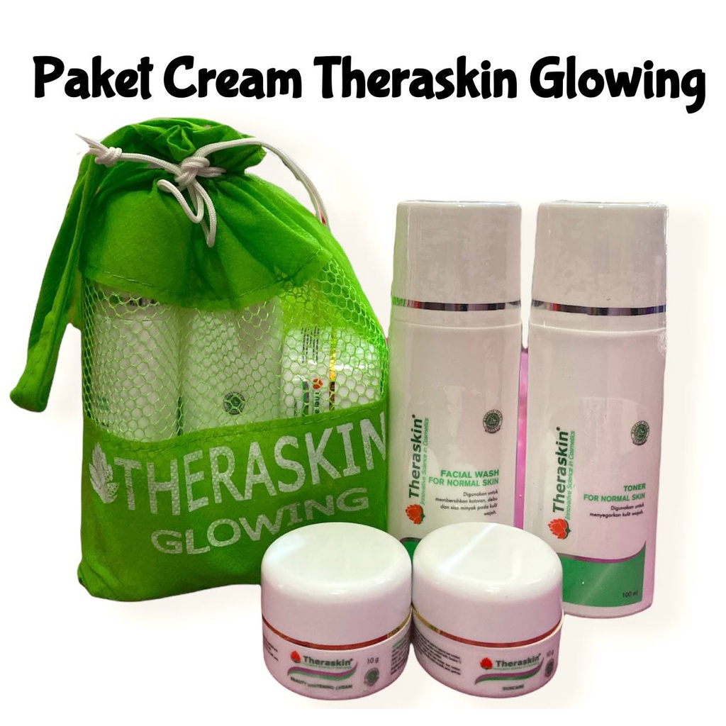 Jual PAKET CREAM THERASKIN GLOWING ORIGINAL Shopee Indonesia