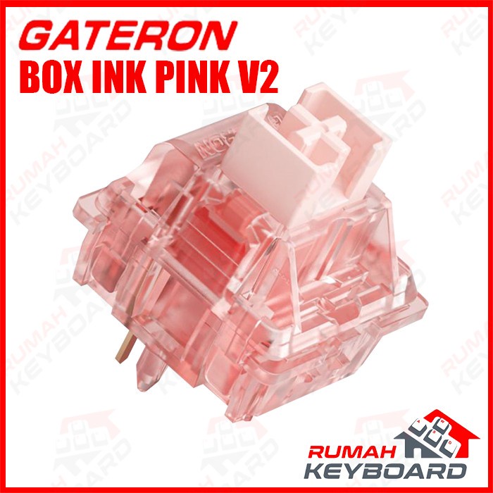 Jual SWITCH GATERON BOX INK PINK V2 5 PIN 60g PCB MOUNT