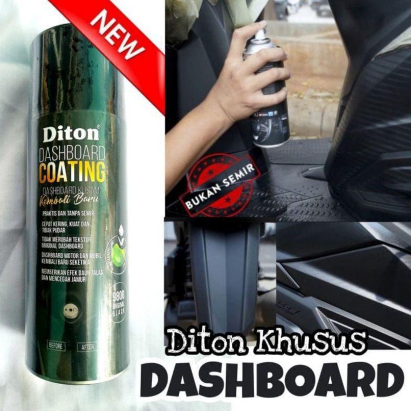 Jual Dashboard Coating Original Black No Diton Premium Body Kasar