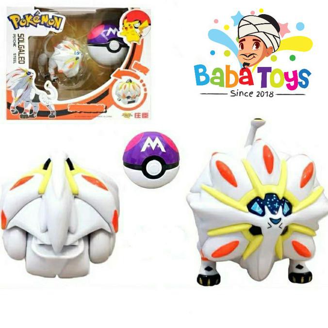 Jual Mainan Figure Pokemon Pokeball Deformation Solgaleo Toy Original