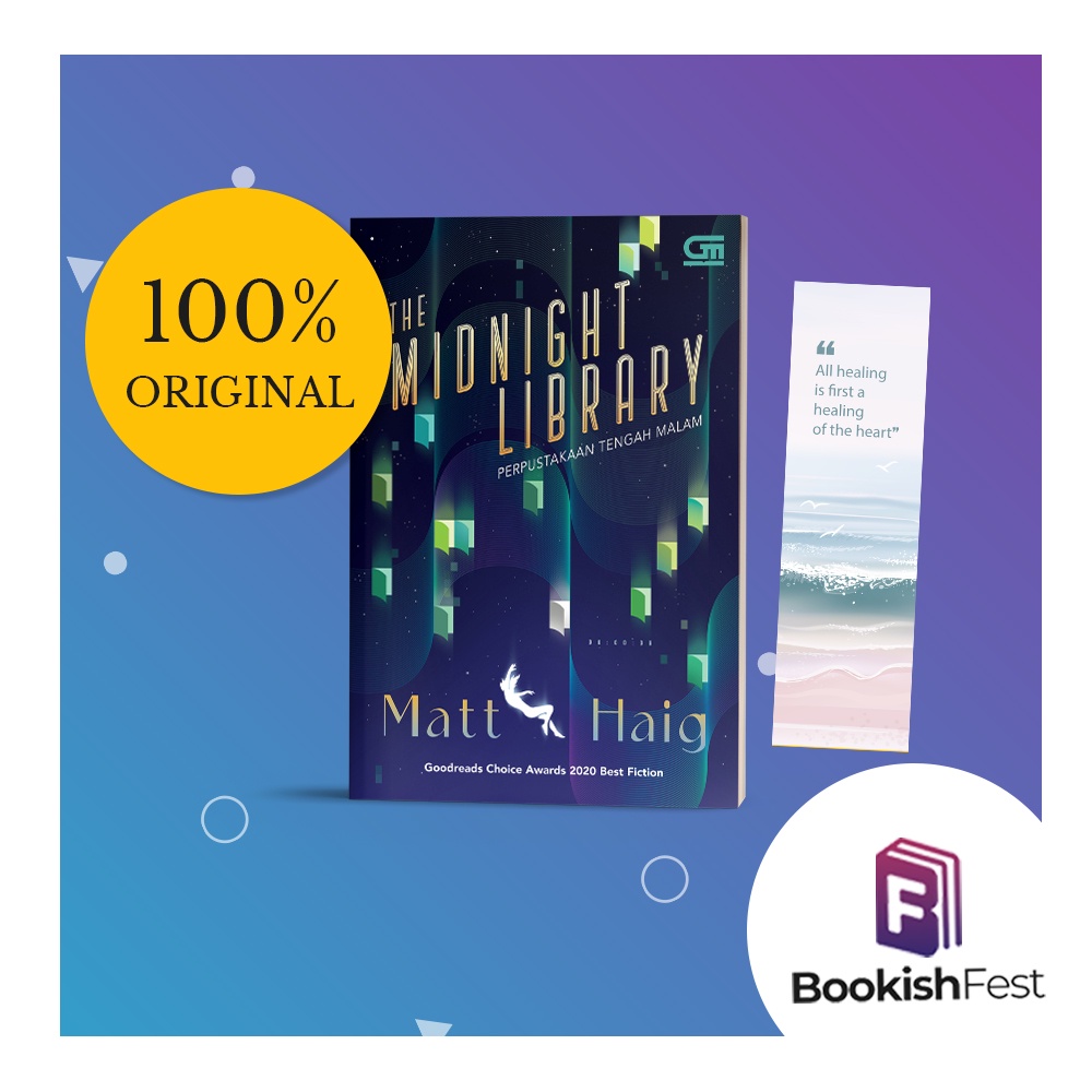 Jual Perpustakaan Tengah Malam The Midnight Library By Matt Haig