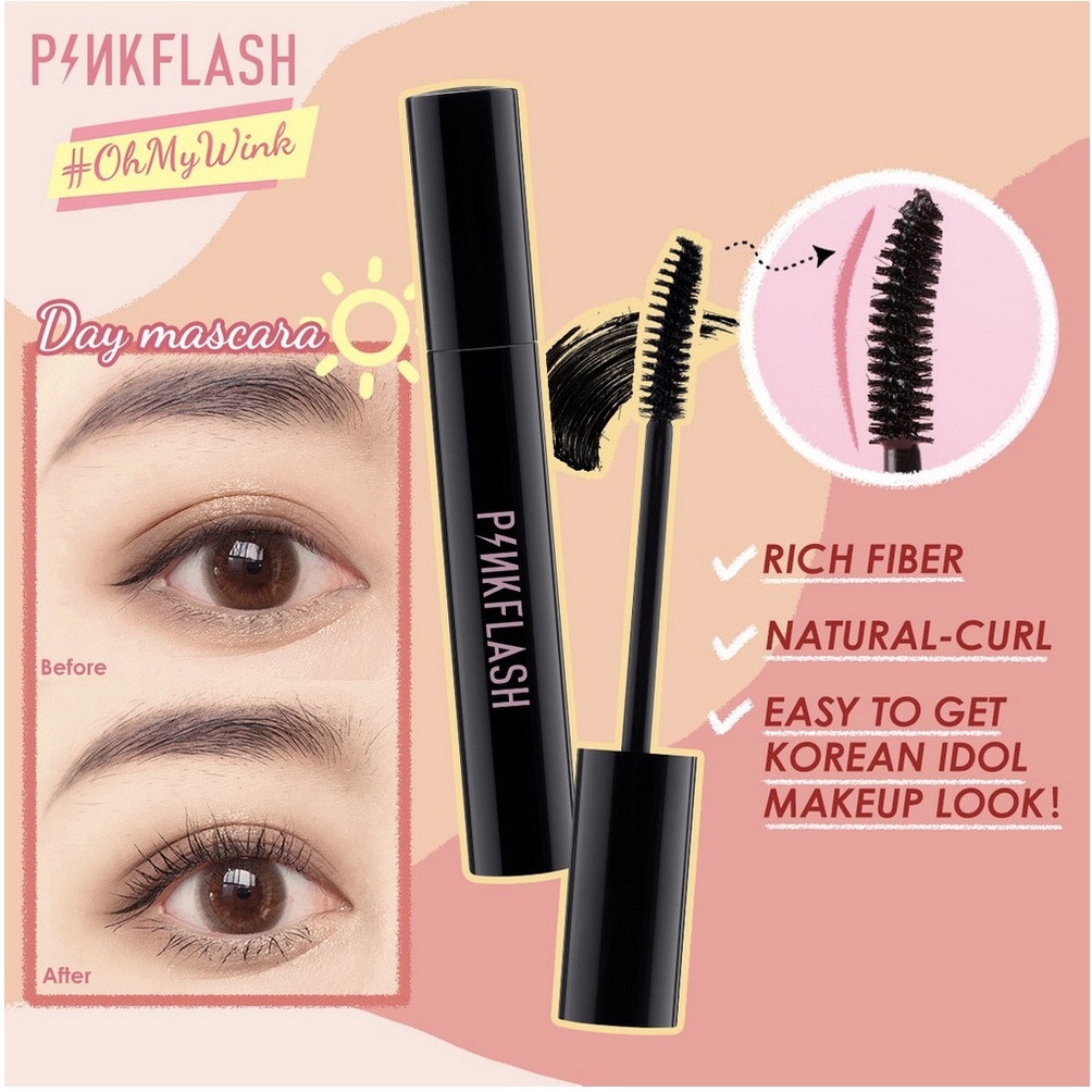 Jual Pinkflash Pink Flash Oilproof Curl Mascara E Shopee Indonesia