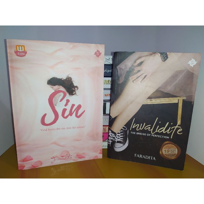 Jual Preloved Novel Sin Dan Invalidite Faradita Shopee Indonesia