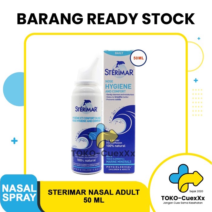 Jual Sterimar Nasal Hygiene Spray Classic Dewasa Ml Berkasiat