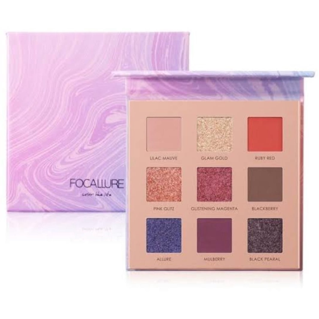 Jual FOCALLURE 9 Pan Eye Shadow Palette Ori BPOM Shopee Indonesia