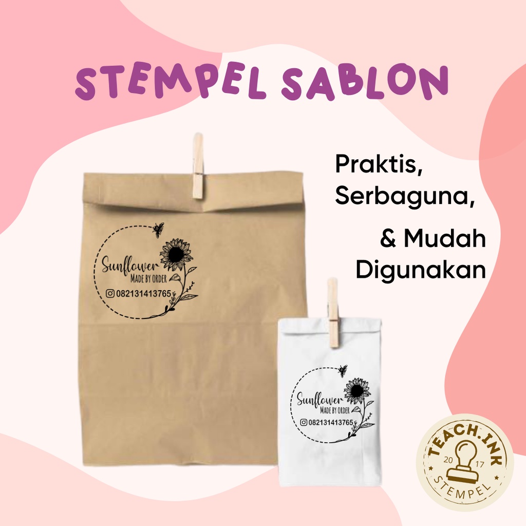 Jual Stempel Jumbo Sablon Kardus Logo Olshop Shopee Indonesia