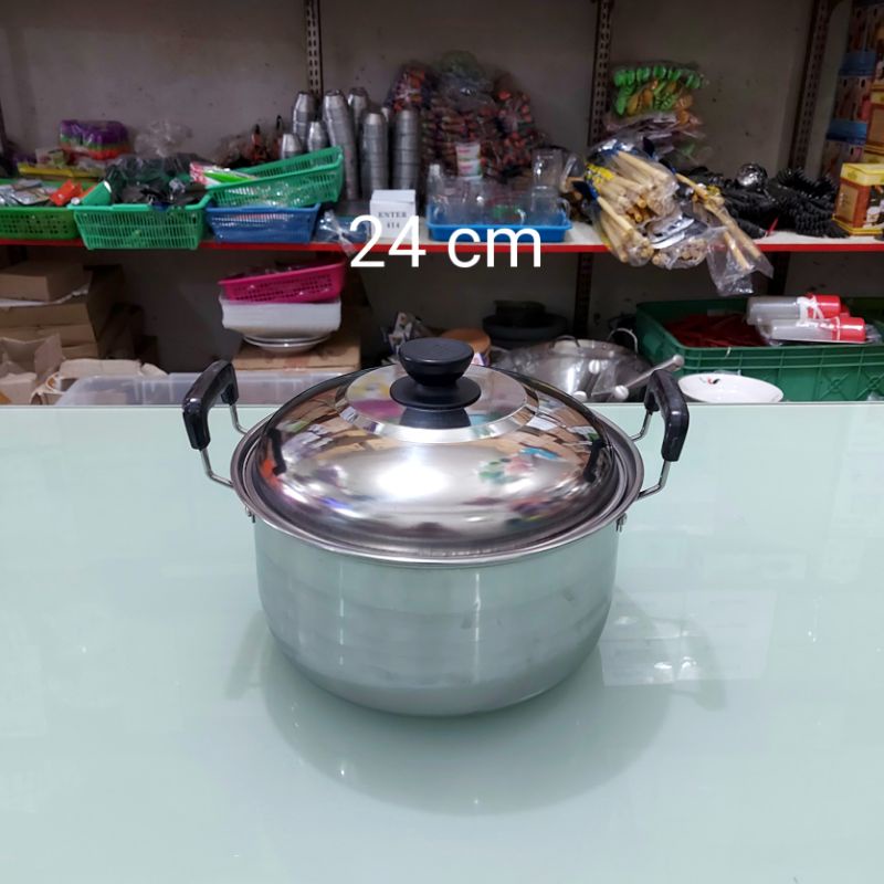 Jual Panci Stainless Steel Diameter Cm Shopee Indonesia