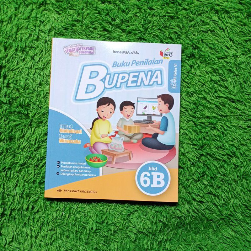 Jual ORIGINAL BUKU PENILAIAN BUPENA TEMATIK TERPADU KELAS JILID 2A 2B