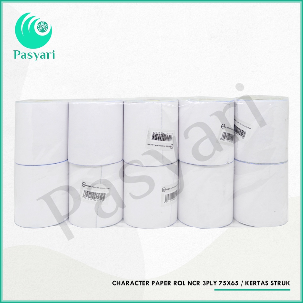 Jual Character Paper Rol Ncr 3ply 75X65 9949 Kertas Struk Kasir