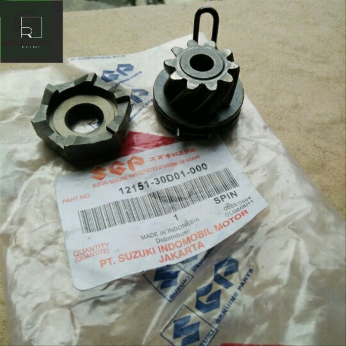 Jual GIGI PINION SELAH KICK STARTER ORI Suzuki Spin Skywave Kode 30D