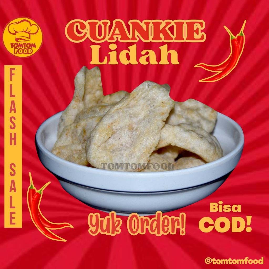 Jual Cuanki Lidah Gurih 10 Pcs Termantap Cuankie Tahu Lidah Toping