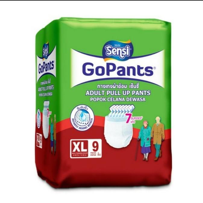 Jual SENSI GO PANTS ADULT DIAPERS XL 9 Shopee Indonesia