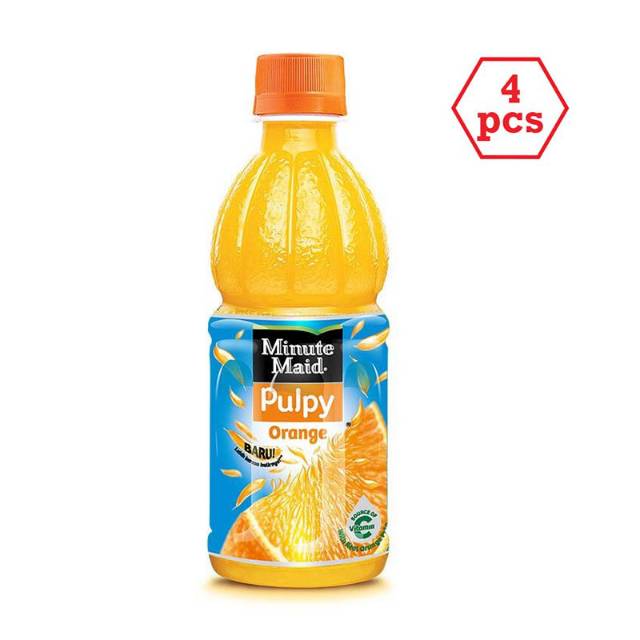 Jual Minute Maid Pulpy Orange Minuman Rasa Jeruk Dalam Botol Plastik