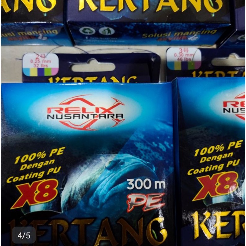 Jual Senar Pancing Pe Relix Di Nusantara Kertang Braid Pe Meter