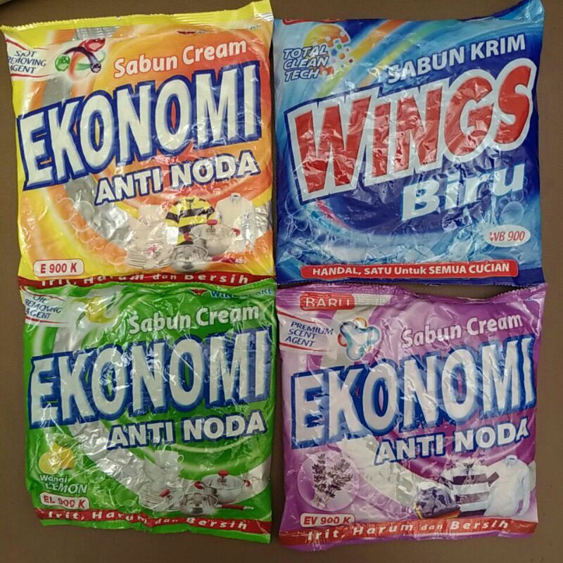 Jual Cream Ekonomi Wings Biru 380gr 900K Sabun Colek Krim Shopee