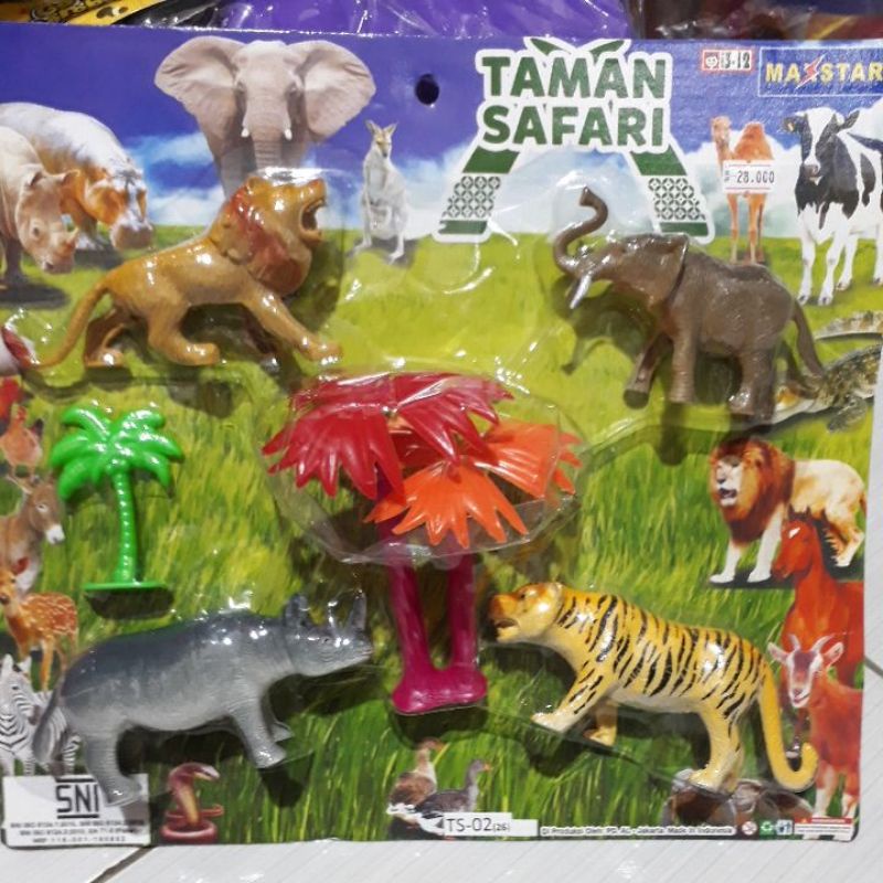 Jual Mainan Taman Safari Figur Hewan Bahan Karet Shopee Indonesia