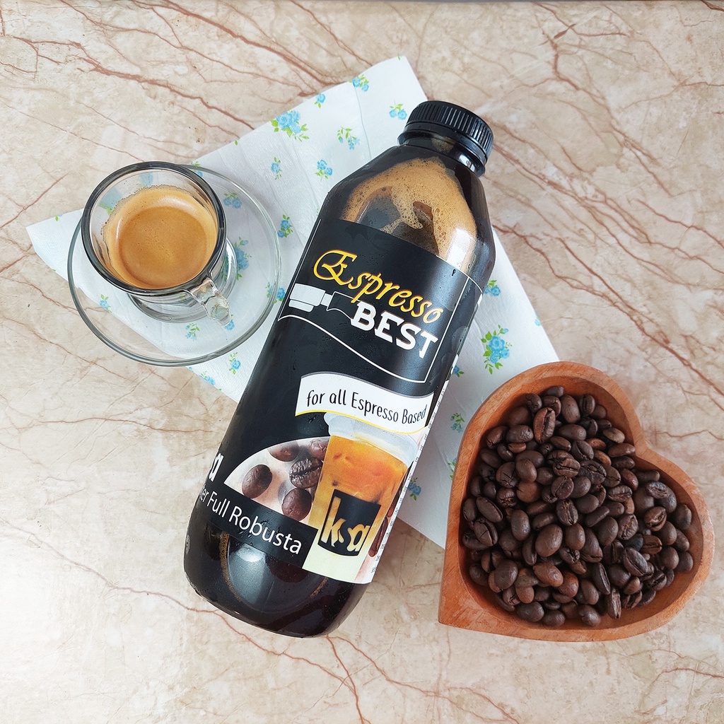 Jual Espresso Cair Full Robusta 1 Liter Espresso Best Bahan Baku