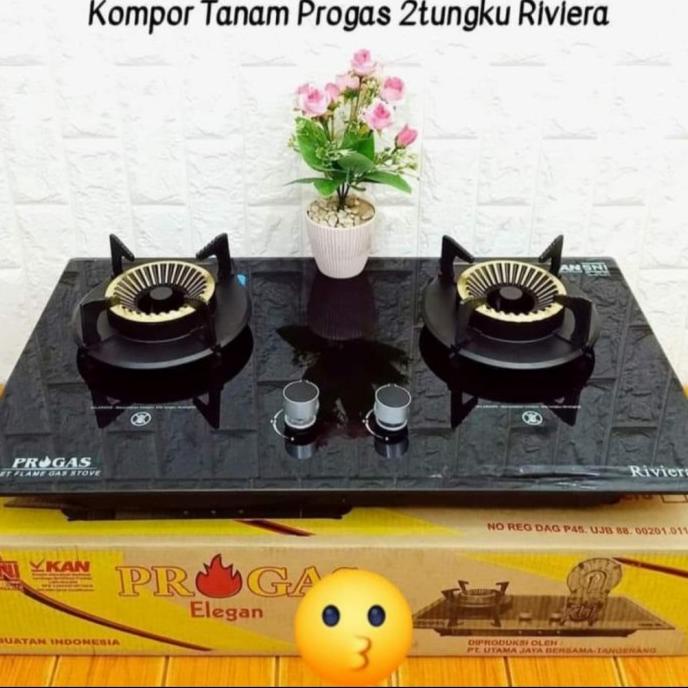 Jual Kompor Tanam Kaca Progras Tungku Riviera Melina Galeri Shopee