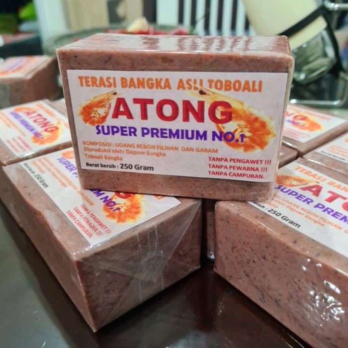 Jual TERASI BANGKA SUPER PREMIUM ATONG BELACAN BANGKA ASLI TOBOALI 250