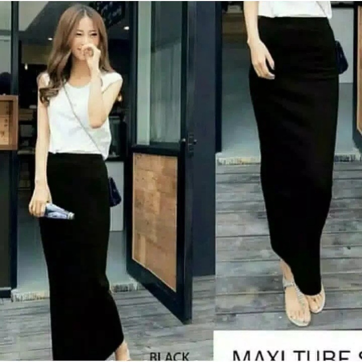 Jual Rok Kerja Wanita Rok Rempel Kerja Rok Formal Rok Panjang