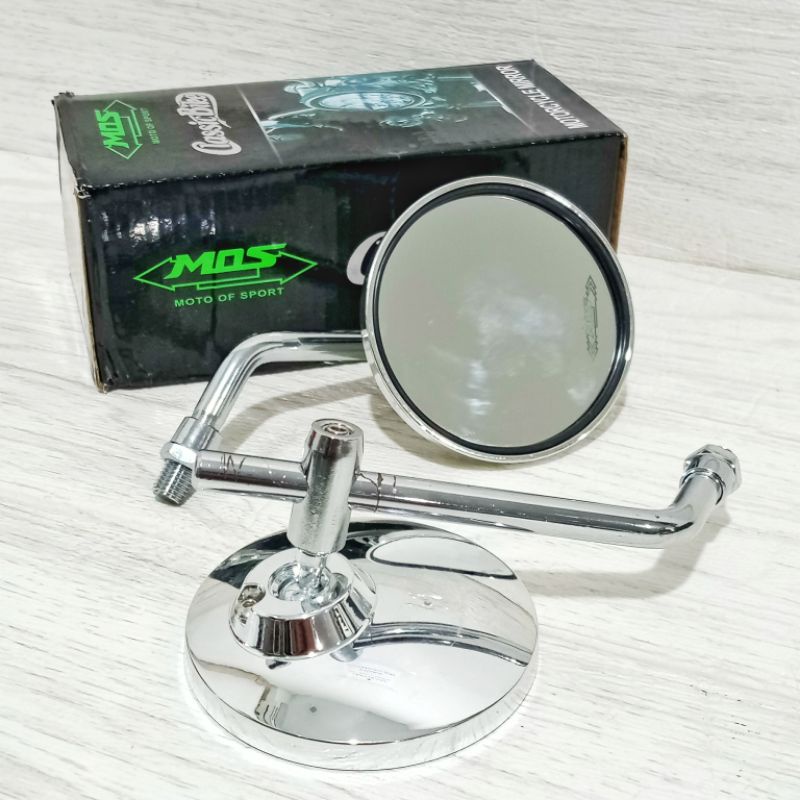 Jual Spion Bulat Retro Classic Chrome Drat Honda Shopee Indonesia