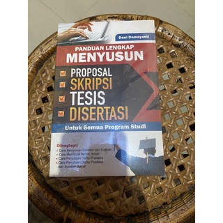 Jual Panduan Lengkap Menyusun Proposal Skripsi Tesis Disertasi Shopee