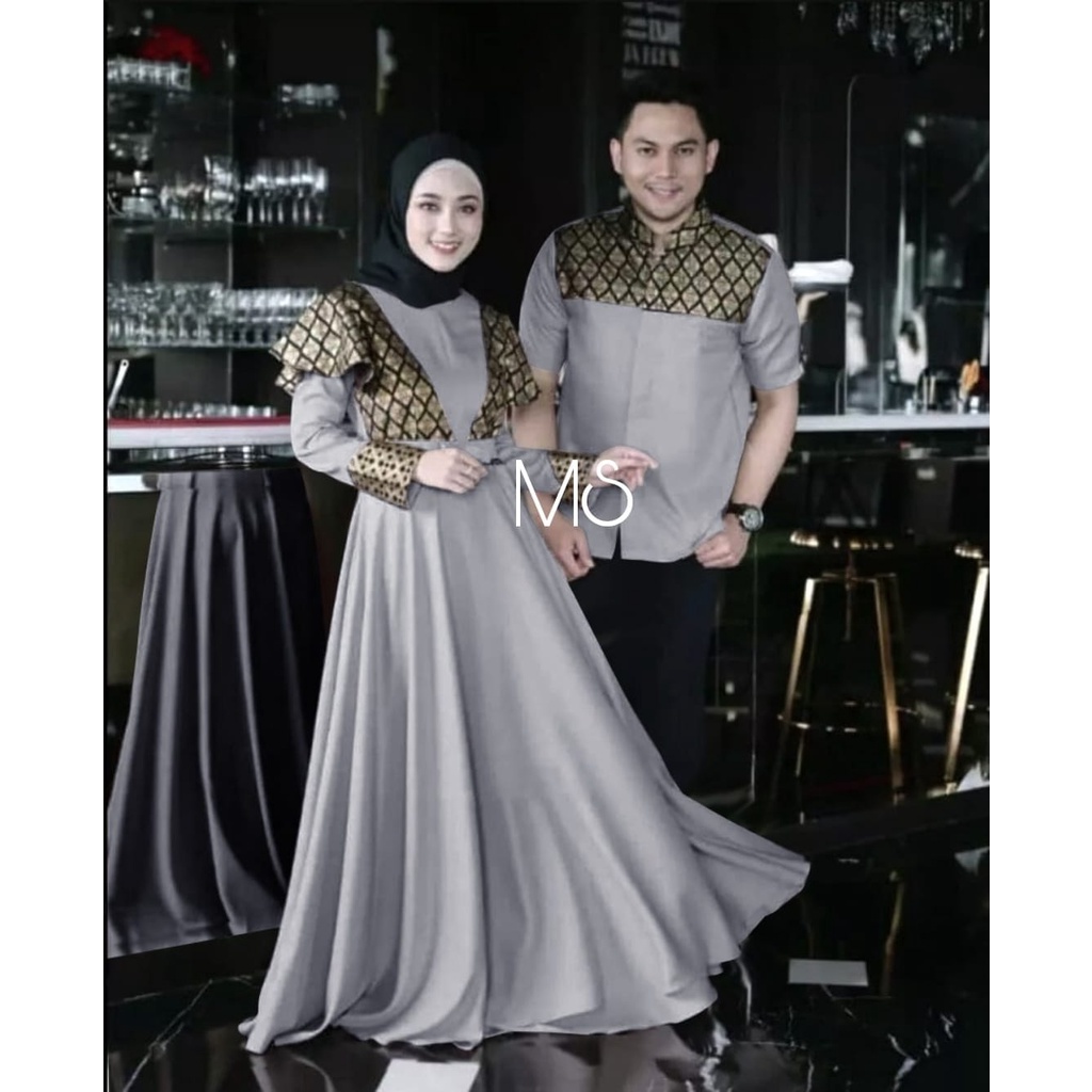 Jual Couple Batik Prinsa Baju Pasangan Keluarga Suami Istri Couple Set